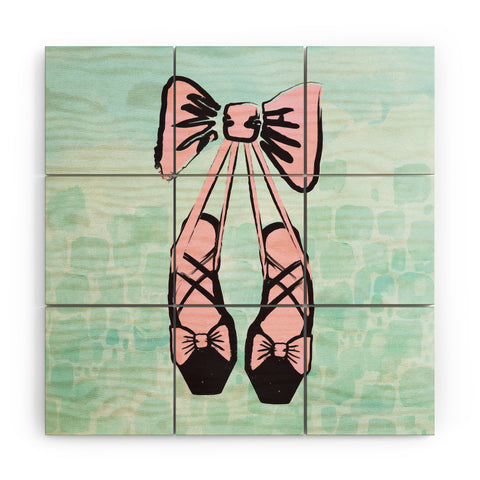 Dash and Ash Ballet Princess Wood Wall Mural