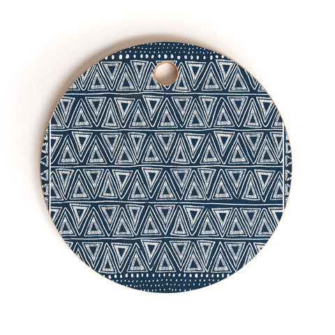 Dash and Ash Balm Blu Cutting Board Round