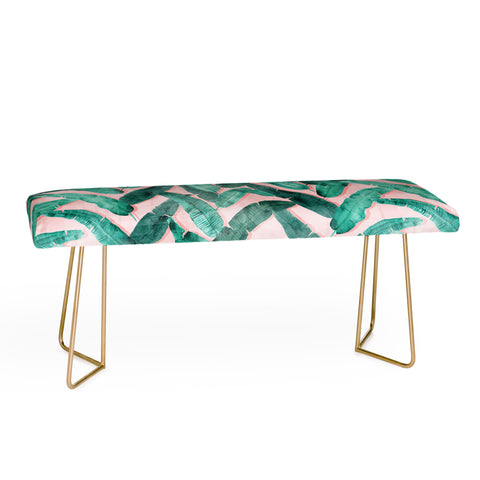 Dash and Ash Banana Leaf Bench