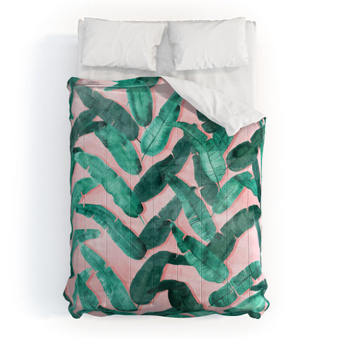 Dash and Ash Banana Leaf Comforter