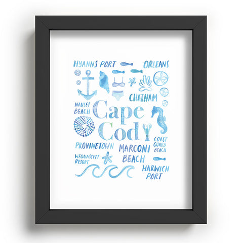 Dash and Ash Beach Collector Cape Cod Recessed Framing Rectangle