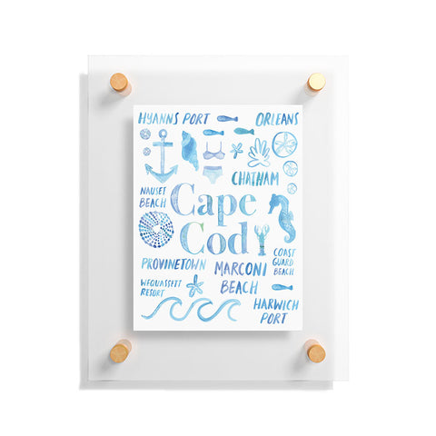 Dash and Ash Beach Collector Cape Cod Floating Acrylic Print