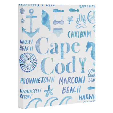 Dash and Ash Beach Collector Cape Cod Art Canvas