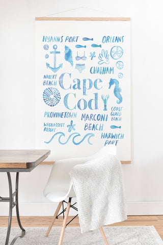 Dash and Ash Beach Collector Cape Cod Art Print And Hanger