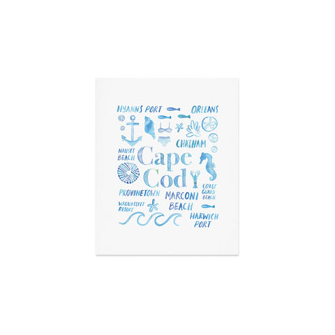 Dash and Ash Beach Collector Cape Cod Art Print