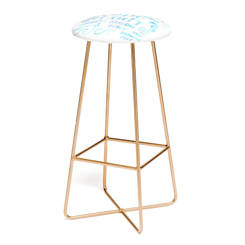 Dash and Ash Beach Collector Cape Cod Bar Stool