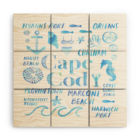 Dash and Ash Beach Collector Cape Cod Wood Wall Mural