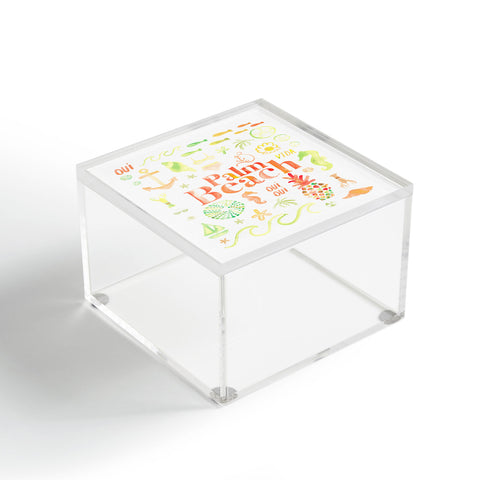Dash and Ash Beach Collector Palm Beach Acrylic Box