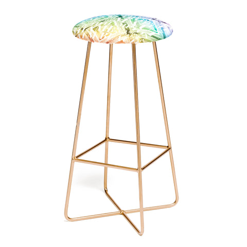 Dash and Ash Beach Day Rainbow Bar Stool