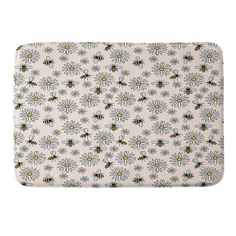 Dash and Ash Bees knees Memory Foam Bath Mat