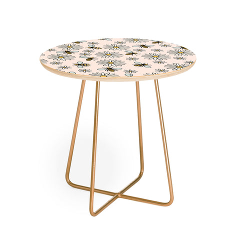 Dash and Ash Bees knees Round Side Table