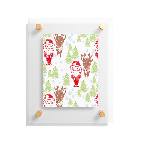 Dash and Ash Best Bros From The North Pole Floating Acrylic Print