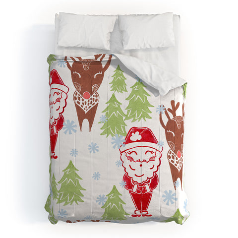 Dash and Ash Best Bros From The North Pole Comforter