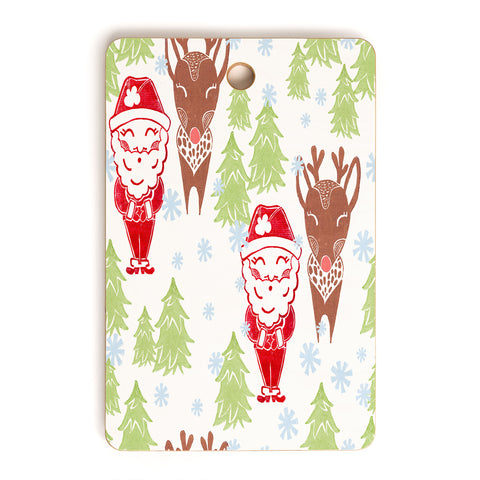 Dash and Ash Best Bros From The North Pole Cutting Board Rectangle