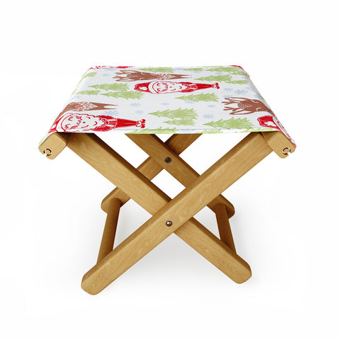 Dash and Ash Best Bros From The North Pole Folding Stool