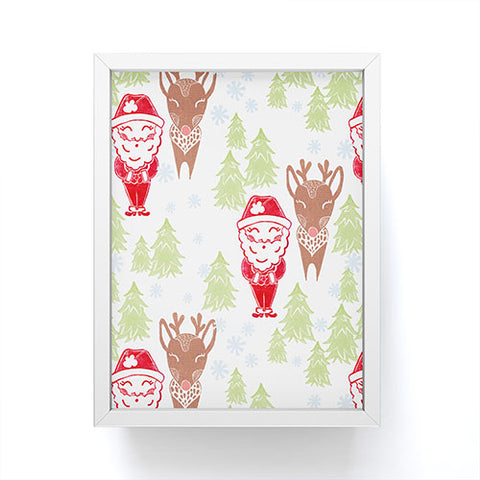 Dash and Ash Best Bros From The North Pole Framed Mini Art Print