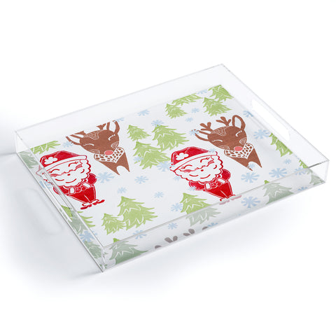 Dash and Ash Best Bros From The North Pole Acrylic Tray