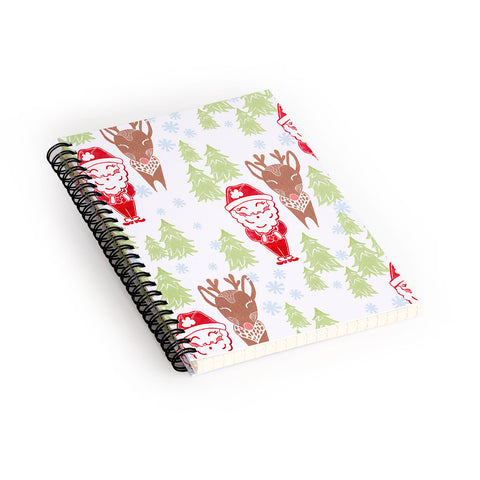 Dash and Ash Best Bros From The North Pole Spiral Notebook