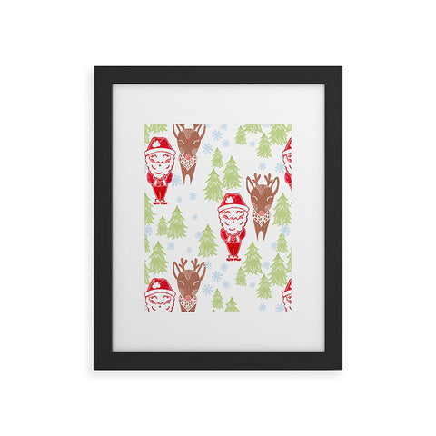 Dash and Ash Best Bros From The North Pole Framed Art Print