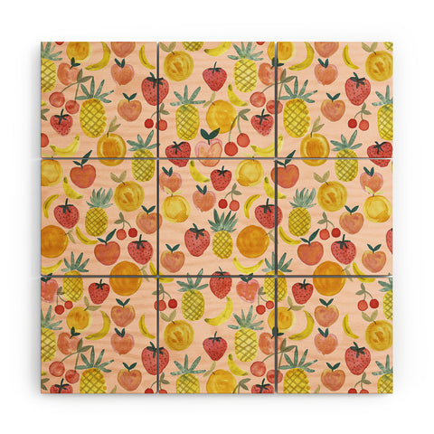 Dash and Ash bing Wood Wall Mural