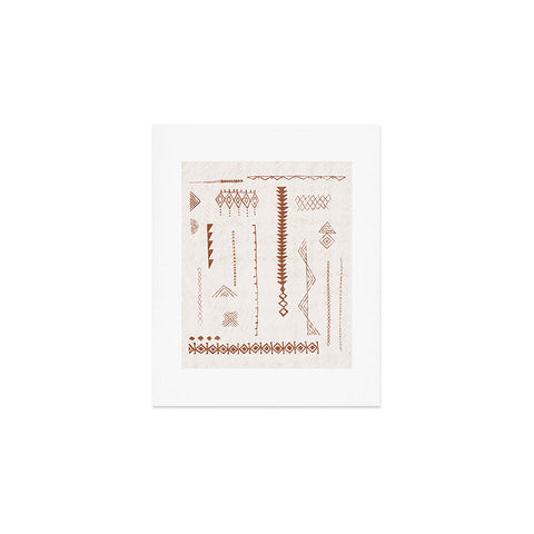 Dash and Ash Blank Slate Art Print