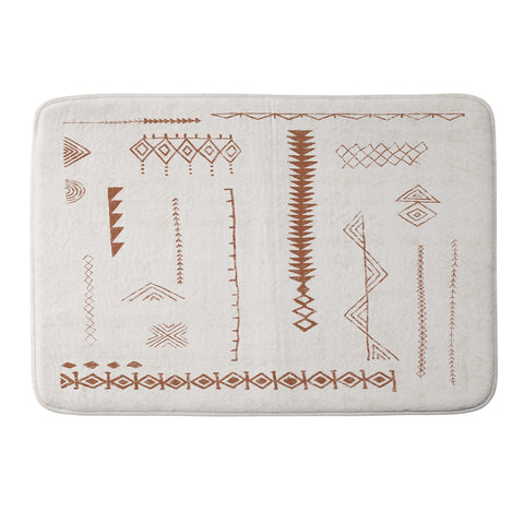 Dash and Ash Blank Slate Memory Foam Bath Mat