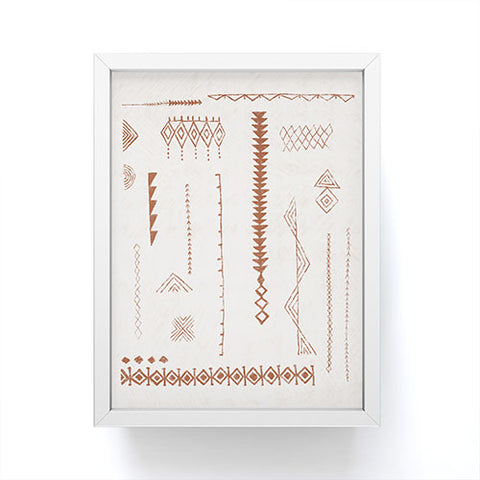 Dash and Ash Blank Slate Framed Mini Art Print