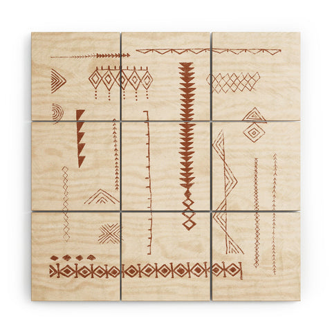 Dash and Ash Blank Slate Wood Wall Mural