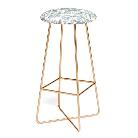 Dash and Ash Blue Bell Bar Stool