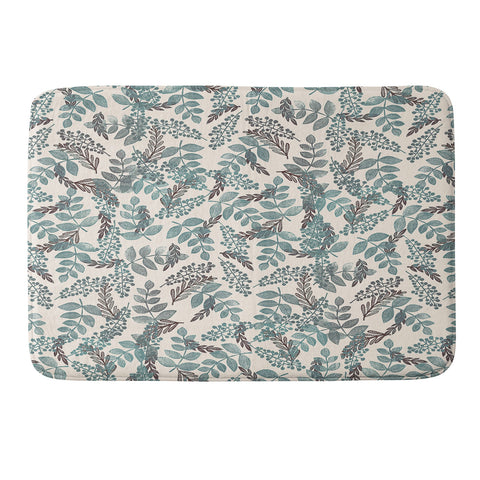Dash and Ash Blue Bell Memory Foam Bath Mat