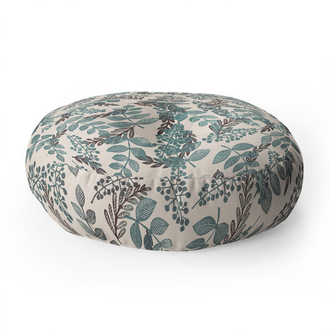 Dash and Ash Blue Bell Floor Pillow Round
