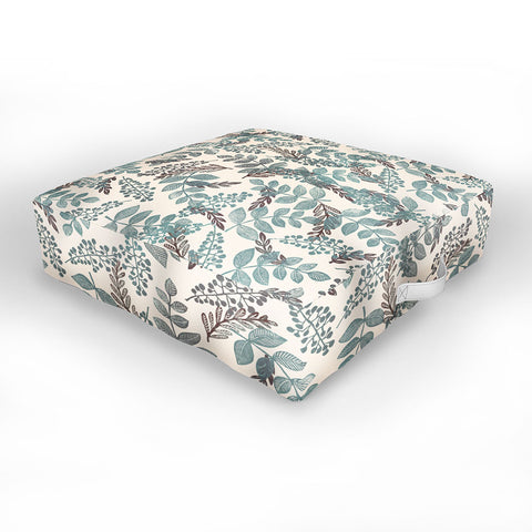 Dash and Ash Blue Bell Outdoor Floor Cushion