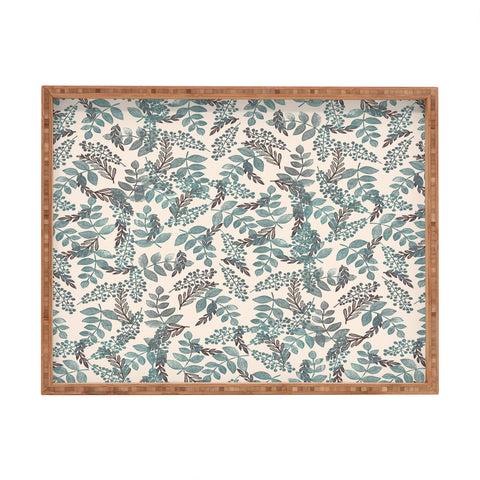 Dash and Ash Blue Bell Rectangular Tray