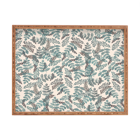 Dash and Ash Blue Bell Rectangular Tray