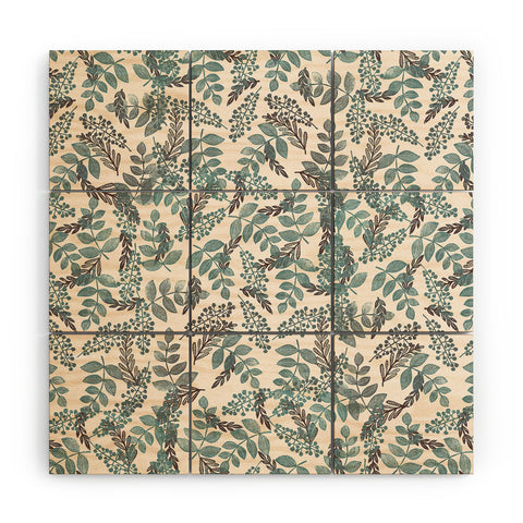 Dash and Ash Blue Bell Wood Wall Mural