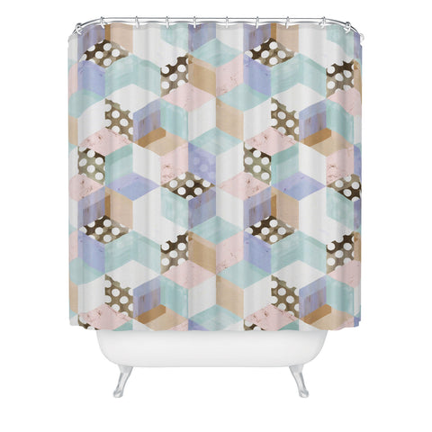 Dash and Ash Breakfast In Bed 1 Shower Curtain