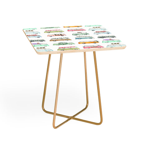 Dash and Ash Buses and Plants Side Table
