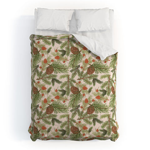 Dash and Ash Cabin in the woods Comforter