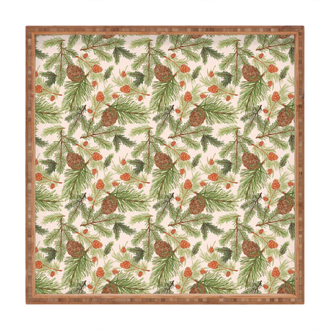 Dash and Ash Cabin in the woods Square Tray