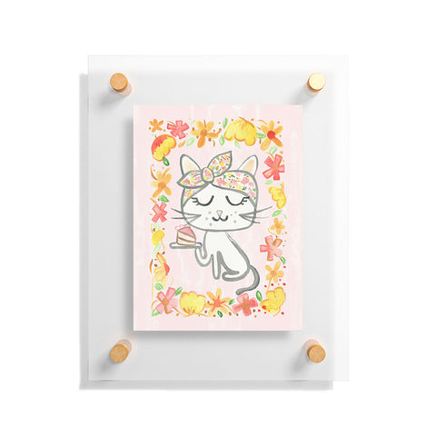 Dash and Ash Cake Madam Floating Acrylic Print