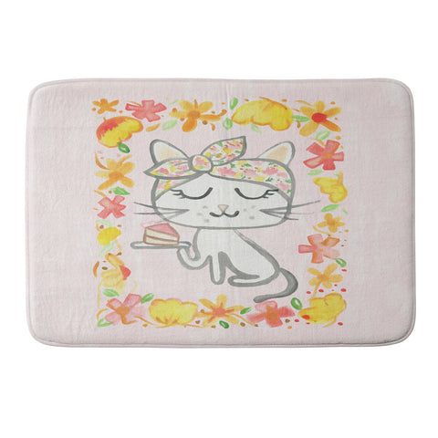 Dash and Ash Cake Madam Memory Foam Bath Mat