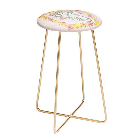 Dash and Ash Cake Madam Counter Stool