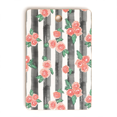 Dash and Ash Cheers To Rose Cutting Board Rectangle