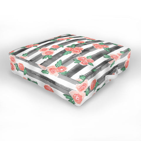 Dash and Ash Cheers To Rose Outdoor Floor Cushion