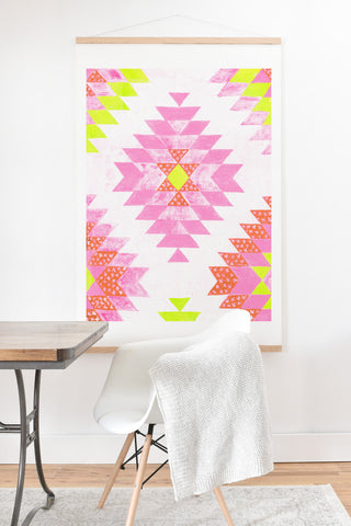 Dash and Ash Chelsea and Coral Art Print And Hanger