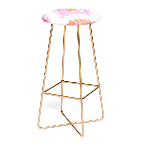 Dash and Ash Chelsea and Coral Bar Stool