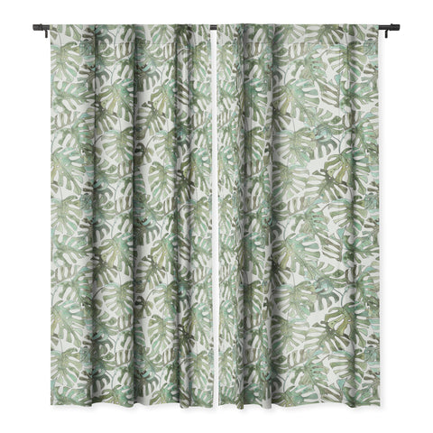 Dash and Ash Climbing Monstera Blackout Non Repeat