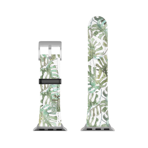 Dash and Ash Climbing Monstera Apple Watch Band