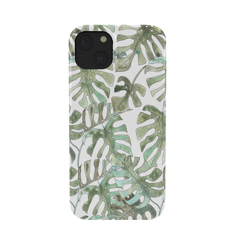 Dash and Ash Climbing Monstera Phone Case