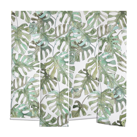 Dash and Ash Climbing Monstera Wall Mural